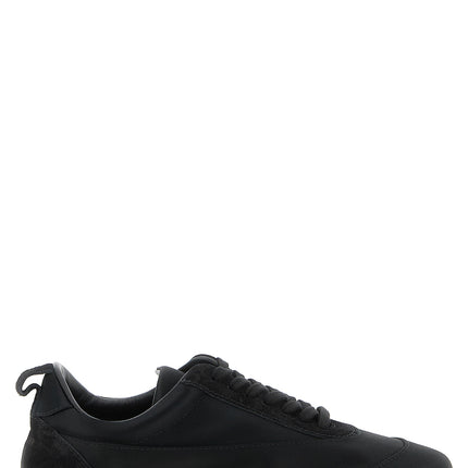 Jil Sander Black Cotton Low Top Sneakers