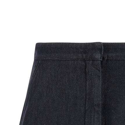 Max Mara Blue Cotton Bermuda Shorts