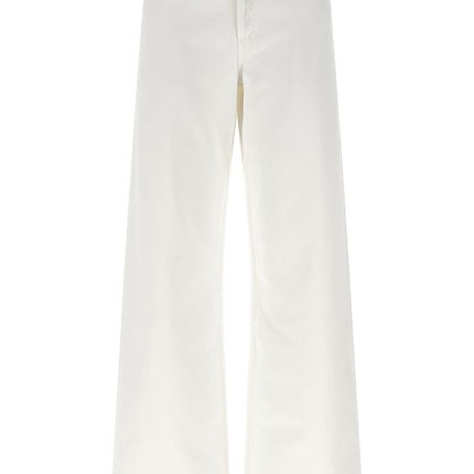 Agolde White Cotton Jeans Denim