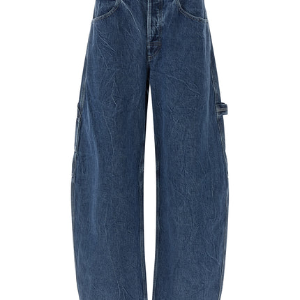 DENIM X ALEXANDER WANG Blue Cotton Relaxed Fit Jeans