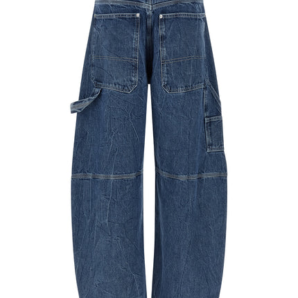 DENIM X ALEXANDER WANG Blue Cotton Relaxed Fit Jeans