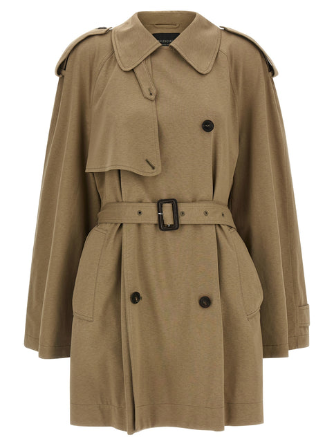 Balenciaga Beige Cotton Coat