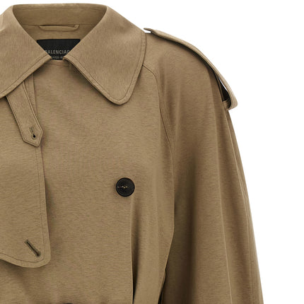 Balenciaga Beige Cotton Coat