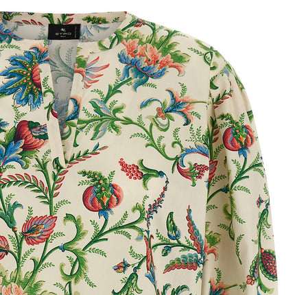 Etro Multicolor Cotton Blouse
