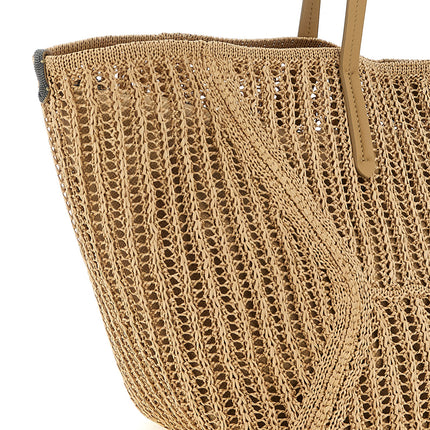 Brunello Cucinelli Beige Polyamide Shoulder Bag