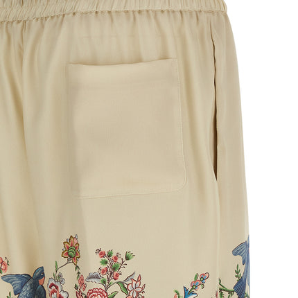 Etro Beige Polyester Casual Pants