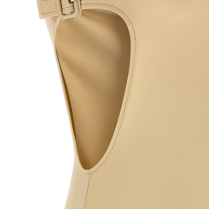 Courrèges Beige Polyamide Bodysuit
