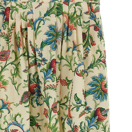 Etro Multicolor Cotton Mini Skirt