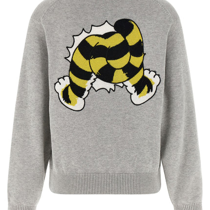 Kenzo Gray Wool Cardigan