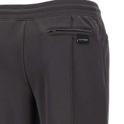 Courrèges Gray Polyester Joggers (Workout Pants)