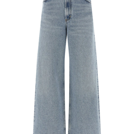 Agolde Blue Cotton Tapered Jeans