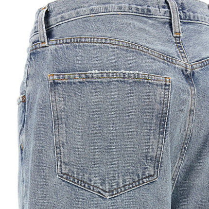 Agolde Blue Cotton Tapered Jeans