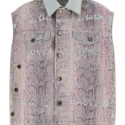 Haikure Multicolor Polyester Sleeveless Jacket