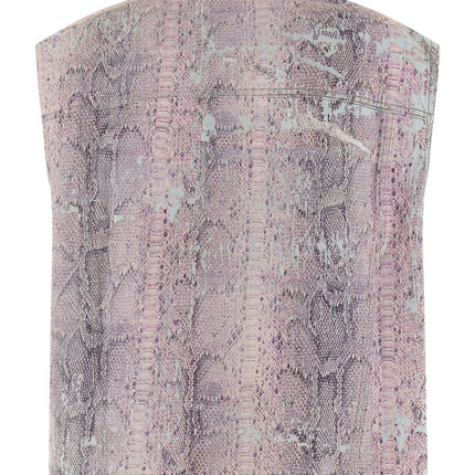 Haikure Multicolor Polyester Sleeveless Jacket
