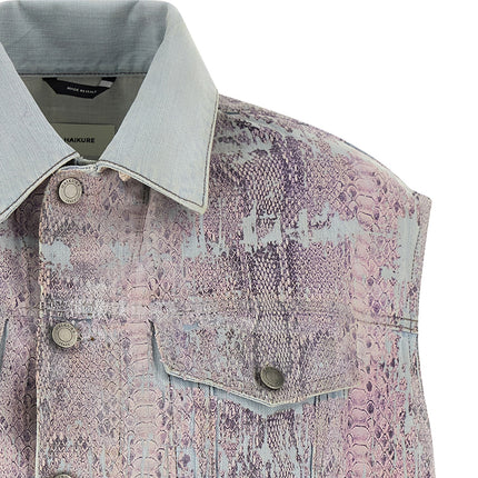 Haikure Multicolor Polyester Sleeveless Jacket