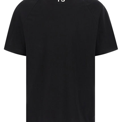 Y-3 Black Cotton T-Shirt