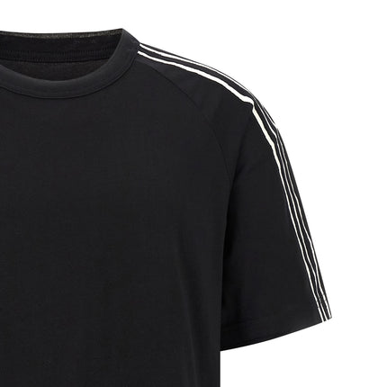 Y-3 Black Cotton T-Shirt