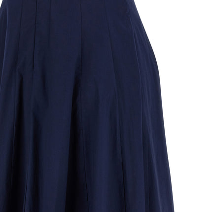 Staud Blue Cotton Midi Dress
