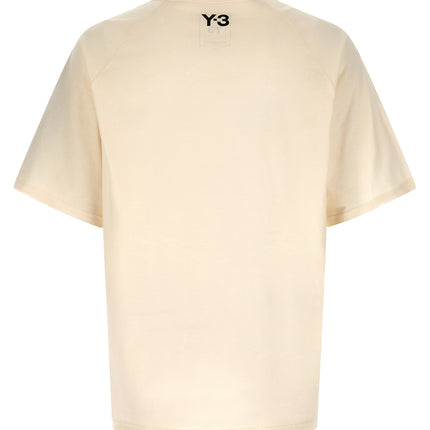 Y-3 White Cotton T-Shirt