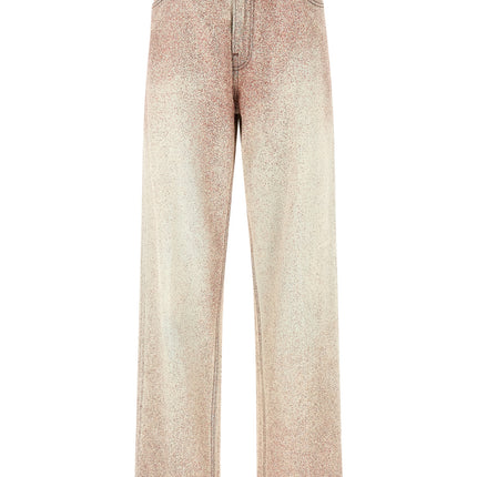 Haikure Gray Cotton Straight-Leg Jeans
