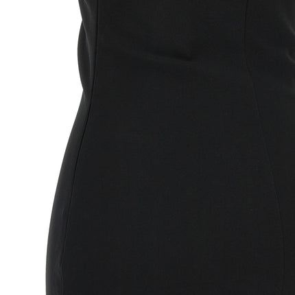 Nensi Dojaka Black Viscose Short Dress