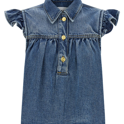 Ganni Blue Denim Shirt