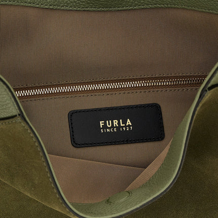Furla Bicolor Calfskin Shoulder Bag