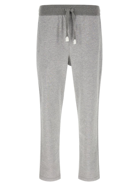 Brioni Gray Cotton Joggers (Workout Pants)
