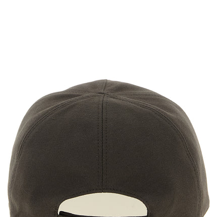 Rick Owens Brown Cotton Cap (Baseball Hat)