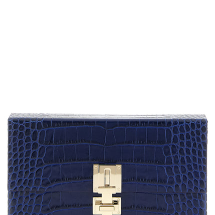 Tom Ford Blue Calfskin Clutch Bag