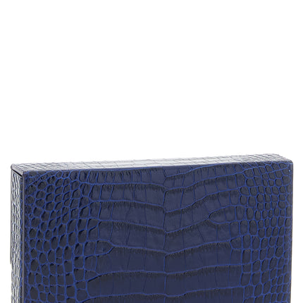 Tom Ford Blue Calfskin Clutch Bag