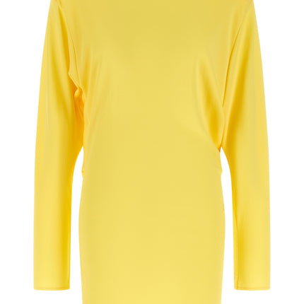 Jacquemus Bicolor Viscose Short Dress