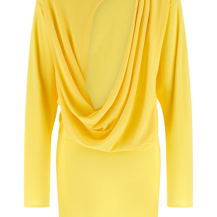 Jacquemus Bicolor Viscose Short Dress
