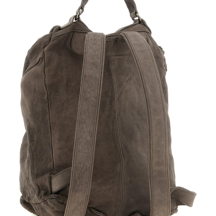 GIORGIO BRATO Brown Lamb Leather Backpack