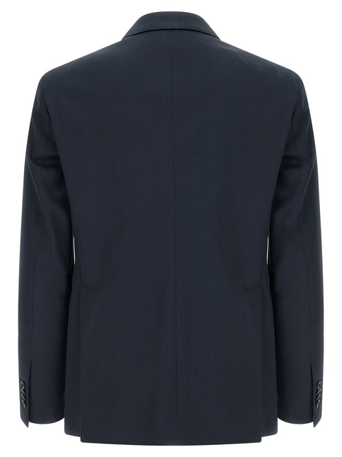 Tagliatore Blue Virgin Wool Two-Piece Suit