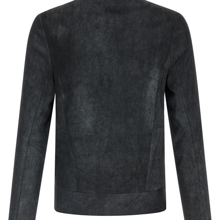 GIORGIO BRATO Black Lamb Leather Leather Jacket