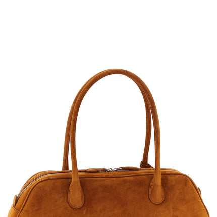 Magda Butrym Brown Calfskin Shoulder Bag