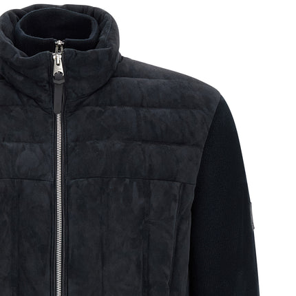 Mackage Blue Virgin Wool Full-Length Jacket