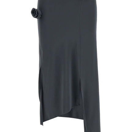 Coperni Gray Polyamide Midi Skirt