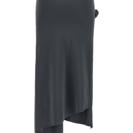 Coperni Gray Polyamide Midi Skirt