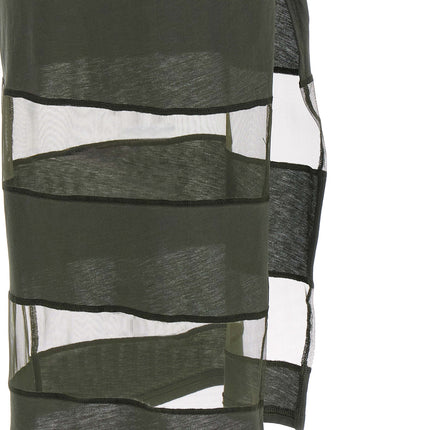 Coperni Bicolor Cotton Long Dress