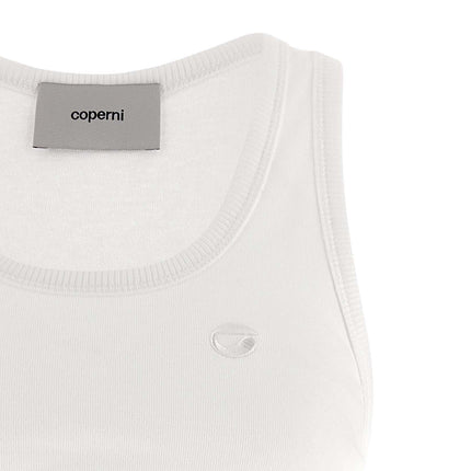 Coperni White Organic Cotton Tank Tops