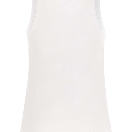 Coperni White Cotton Sleeveles T-Shirt