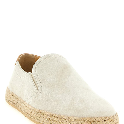 Brunello Cucinelli Gray Calfskin Espadrilles
