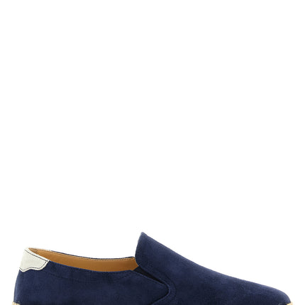 Brunello Cucinelli Blue Calfskin Espadrilles