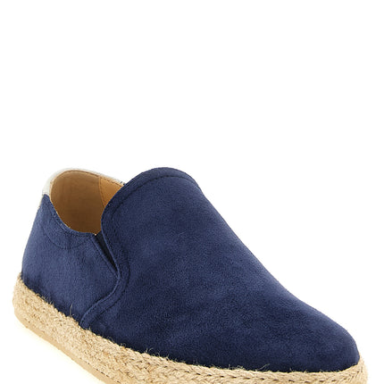 Brunello Cucinelli Blue Calfskin Espadrilles