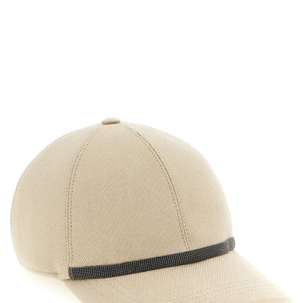 Brunello Cucinelli Beige Cotton Cap (Baseball Hat)