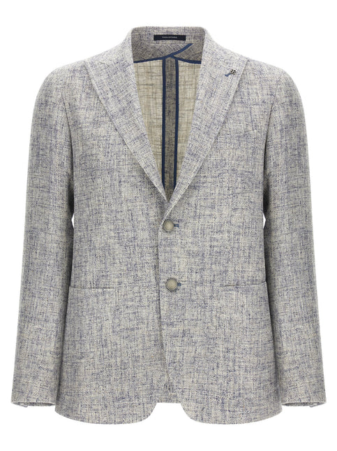 Tagliatore Blue Viscose Blazer