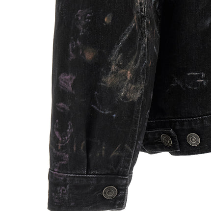 Balenciaga Black Cotton Denim Jacket