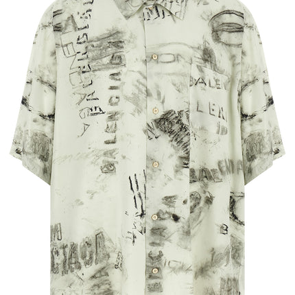 Balenciaga Gray Viscose Blouse